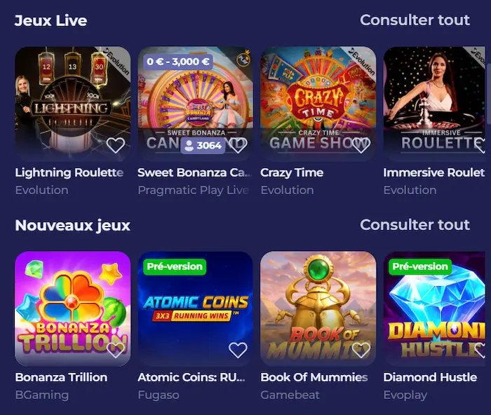 Bruno Casino Bruno Jeux live